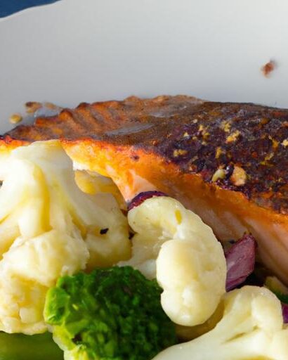 Sweet Meets Savory: Honey Mustard Salmon & Roasted Cauliflower