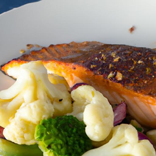 Sweet Meets Savory: Honey Mustard Salmon & Roasted Cauliflower