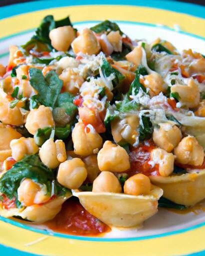 Hearty Chickpea & Spinach Stuffed Shells: A Nutritious Twist