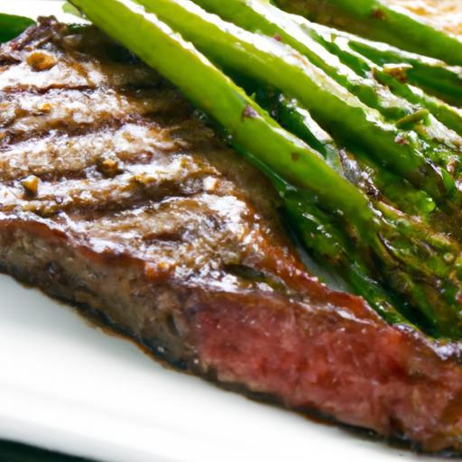 Savor the Flavor: Grilled Sirloin Steak with Roasted Asparagus