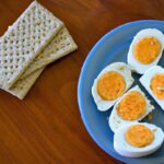 Protein-Packed Snack: Hard-Boiled Eggs & Whole Wheat Crackers