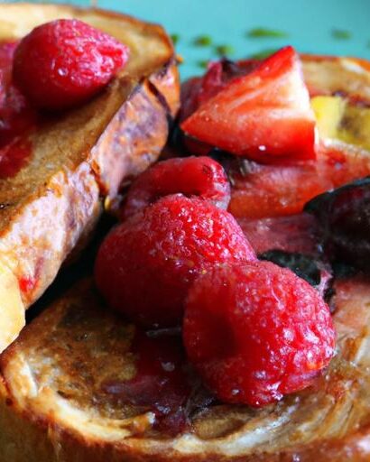 Bright Mornings: Vegan French Toast with Berry Compote