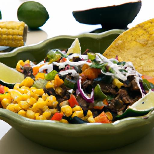 Brighten Your Meal: Black Bean & Corn Taco Bowl Delight