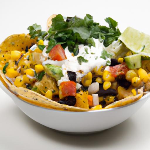 Brighten Your‍ Meal: Black⁢ Bean & ‍Corn ⁤Taco Bowl⁤ Delight