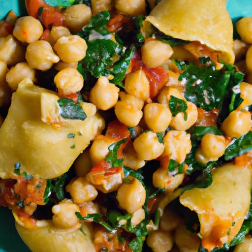 Hearty chickpea & Spinach Stuffed Shells: A Nutritious Twist
