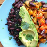 Hearty Sweet Potato Hash with Black Beans & Creamy Avocado