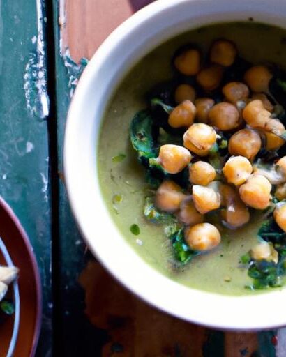 Power-Packed Protein: Chickpea & Spinach Soup Recipe