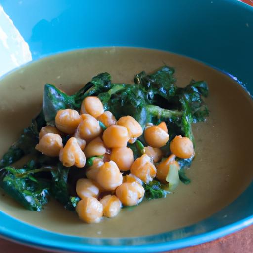 Power-Packed Protein: Chickpea & Spinach Soup Recipe