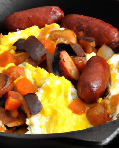 Morning Magic: Perfecting Your Scrambled Eggs & Sausage Skillet
