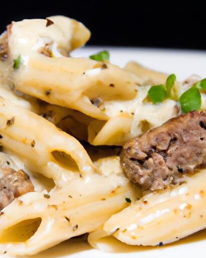Savor Garlic Butter Steak & Creamy Parmesan Rigatoni Bliss