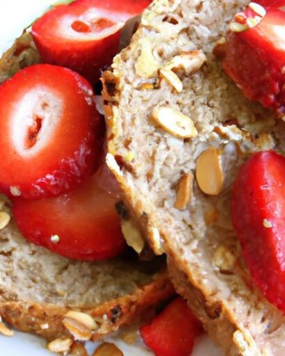 Energize Mornings: Whole Wheat Toast with Almond & Strawberries