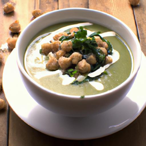 Power-Packed Protein: Chickpea & Spinach Soup Delight