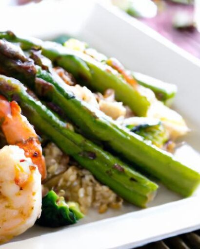 Garlic-Infused Shrimp & Asparagus Stir-Fry: A Flavor Boost