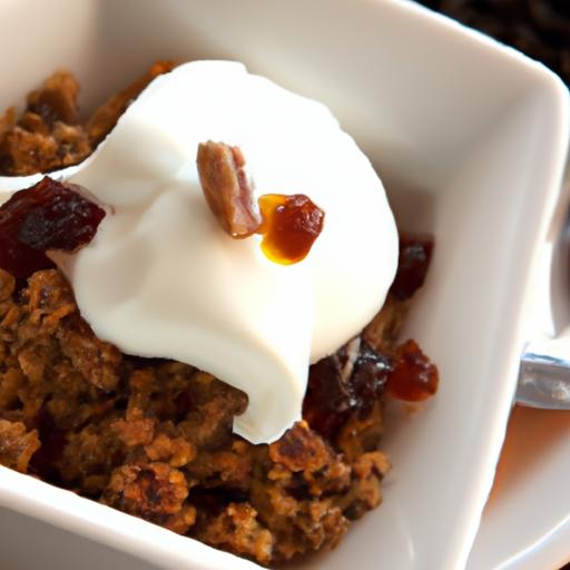 Wholesome Bliss: Greek Yogurt with Walnuts & Honey Delight