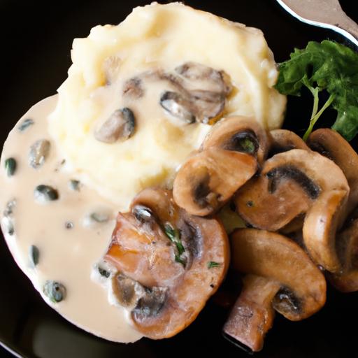 creamy Mashed Potatoes Meets Savory Mushroom Gravy Bliss