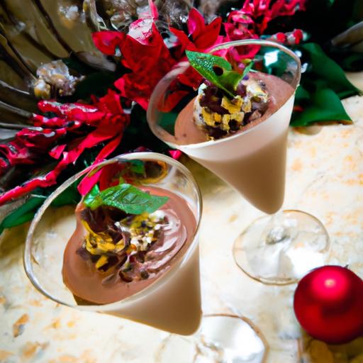 Decadent Dark Chocolate Peppermint Mousse: A Festive Delight