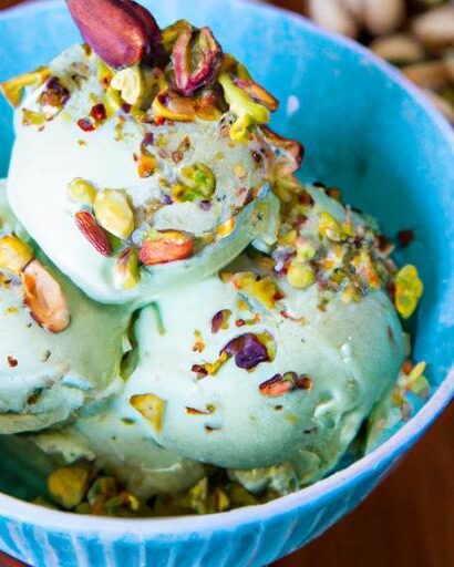 Creamy Pistachio Keto Ice Cream: A Low-Carb Delight
