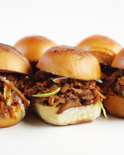 Savory Pulled Pork Sliders: Bite-Sized BBQ Bliss Unveiled
