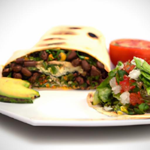 The Perfect Black Bean & Avocado Burrito: A Flavorful Feast