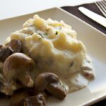 Creamy Mashed Potatoes Meets Earthy Mushroom Gravy Delight