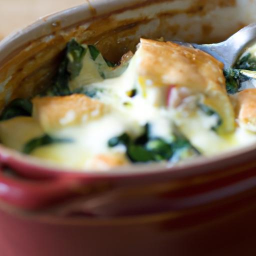 Deliciously Creamy Chicken and Spinach Casserole Recipe