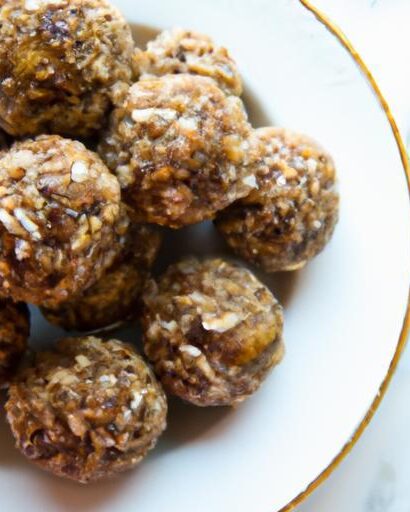 Energize Fast: Homemade Quick Banana Oat Energy Balls