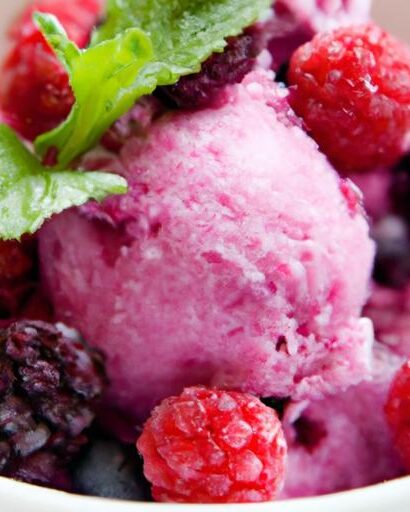 Refreshing Delight: How to Make Sugar-Free Berry Sorbet