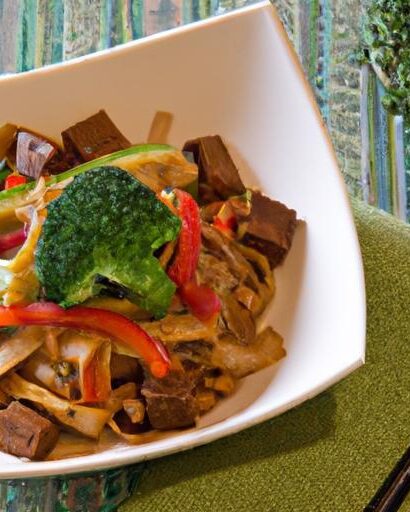 Savor the Fusion: Beef & Veggie Stir-Fry with Tofu Noodles