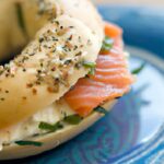 The Perfect Smoked Salmon Bagel: Capers & Herb Cream Delight