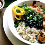 Flavor-Packed Chicken & Black Bean Burrito Bowl Recipe