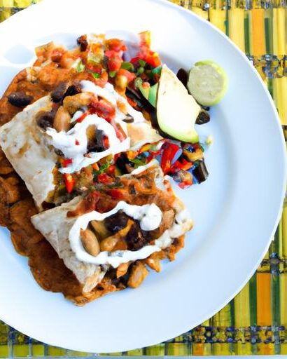 Creamy Vegan Enchiladas with Zesty Cashew Queso Delight