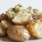 Crispy Smashed Potatoes with Garlic Herb Butter Bliss