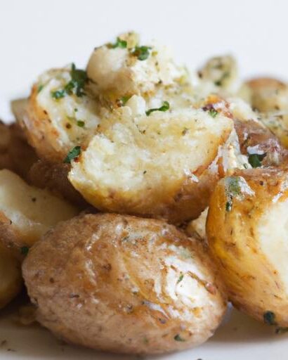Crispy Smashed Potatoes with Garlic Herb Butter Bliss