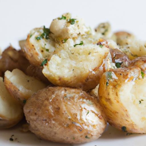 Crispy Smashed Potatoes with Garlic Herb Butter Bliss