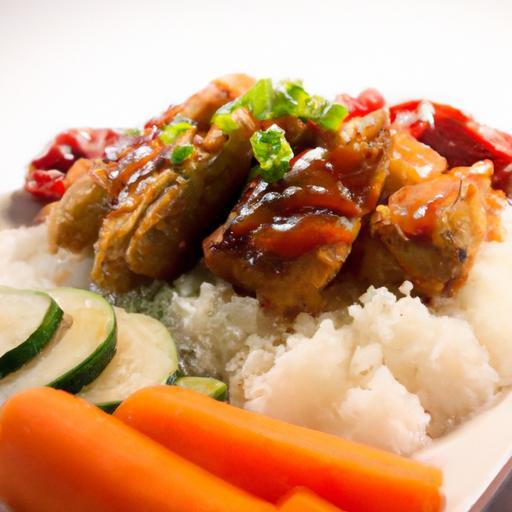 Savor the Perfect Pairing: Teriyaki Chicken & Steamed Rice