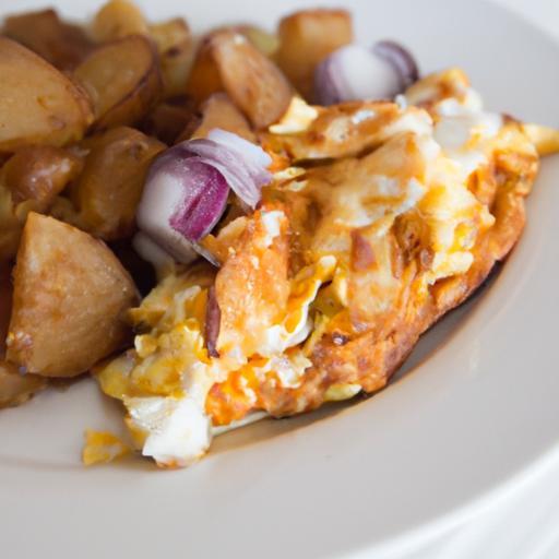 Cheesy Potato Egg Scramble: A Quick, Tasty Morning Boost