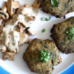 Savor Vegan Biscuits with Creamy Mushroom Gravy Delight