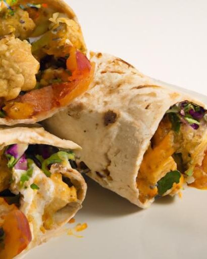 Fiery Buffalo Cauliflower Wrap: A Bold, Flavorful Twist