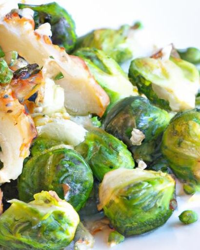 Crispy Baked Cod and Roasted Brussels Sprouts Delight
