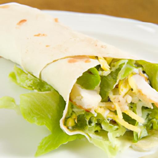Wrap Up Flavor: Quick Chicken caesar Salad Delight