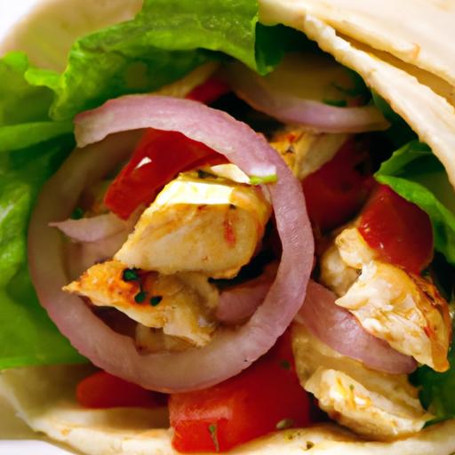 Savor Greek Chicken Gyros Wrapped in Nutty Whole Wheat Pita