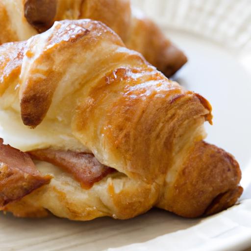 flaky ‍Baked Ham and ⁣Cheese Croissants: A Savory ‌Delight Guide
