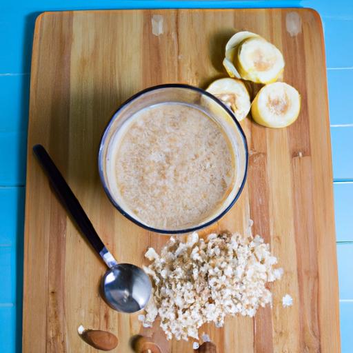 Power Up Your Day: Whey, Oats & Almond Butter Smoothie