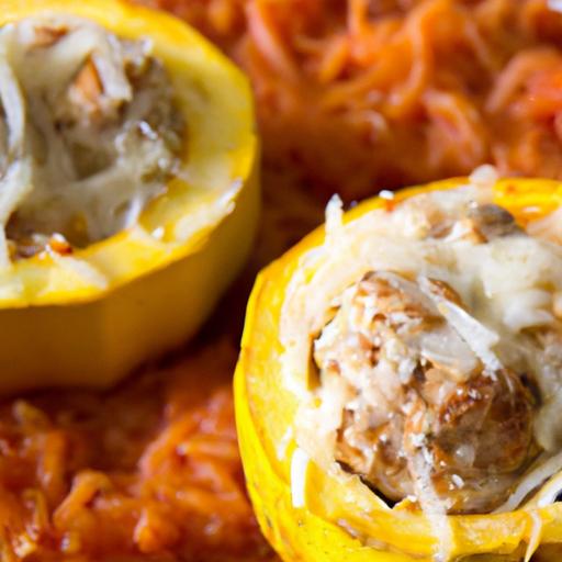 twist on Classics: Spaghetti Squash with Turkey Meatballs