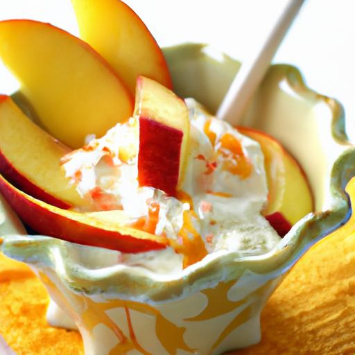 Creamy Cottage cheese & Peach Bowls: Fresh Flavor Combo