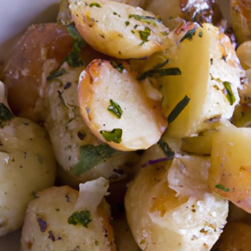 Crispy Smashed Potatoes with Garlic Herb Butter Bliss