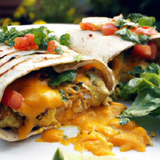 Morning Fuel: Scrambled Egg Breakfast ​Burrito with Zesty Salsa