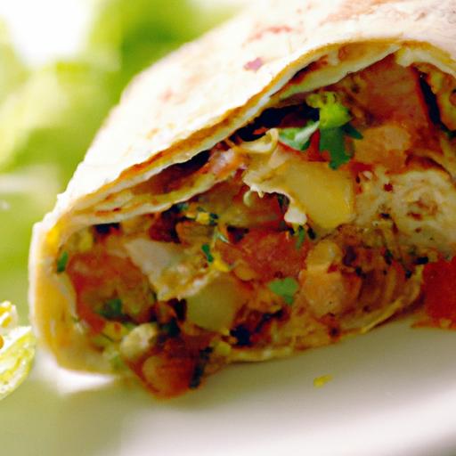 Kickstart Your Morning:​ Scrambled Egg‍ Salsa Breakfast ‌Burrito