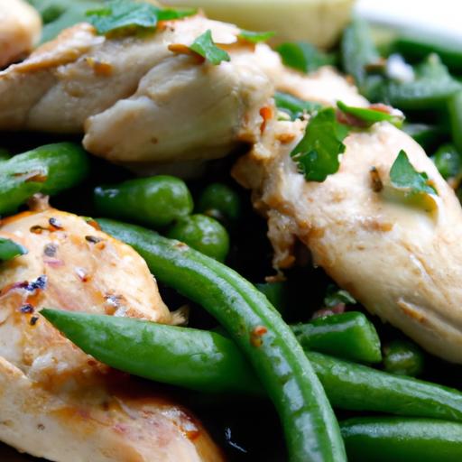Savor Garlic butter Chicken⁢ with Crisp​ Green ⁣Beans‍ Delight