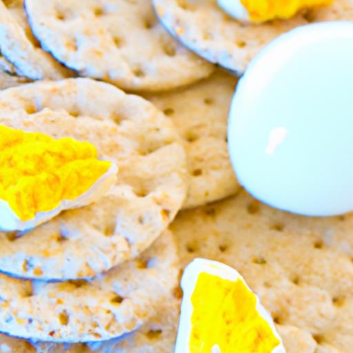 Crunchy Mornings: Hard-Boiled Eggs with Whole Wheat Crackers